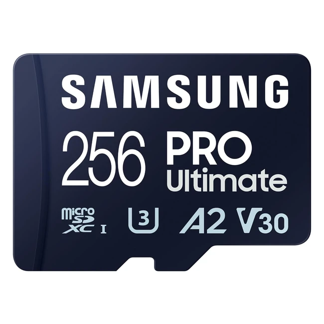 Carte mémoire Samsung MicroSDXC Pro Ultimate 256 Go MBMY256SAWW