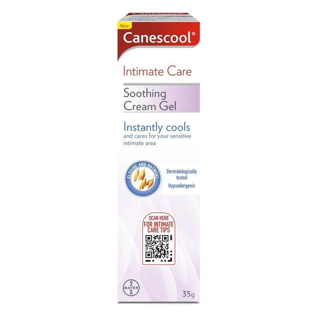 Canescool Intimate Care Soothing Cream Gel - Hypoallergenic 35g