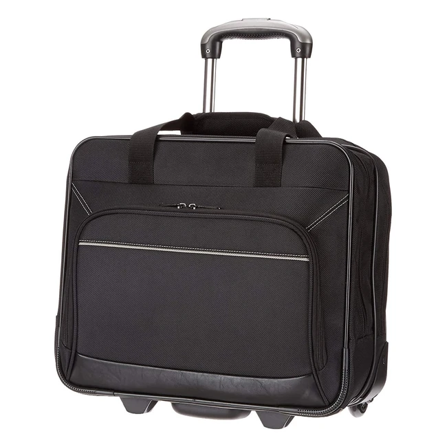 Amazon Basics Laptop Bag with Quick-Rolling Wheels  Fits Laptops up to 16 inch 