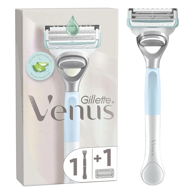 Gillette Venus Women's Razor - Refill Blade with Precision Trimmer - Smooth Shave for Pubic Hair