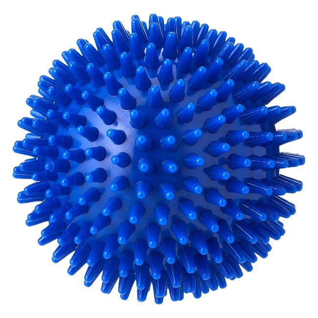 Performance Health Spiky Massage Ball - Blue - 10cm - Pain Relief - Blood Circul