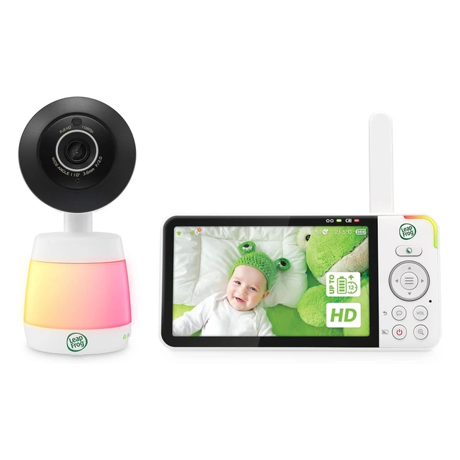 Leapfrog LF3915HD Smart WiFi Video Baby Monitor | 720p HD Display | Pan Tilt Zoom | Color Night Vision | Two Way Talk