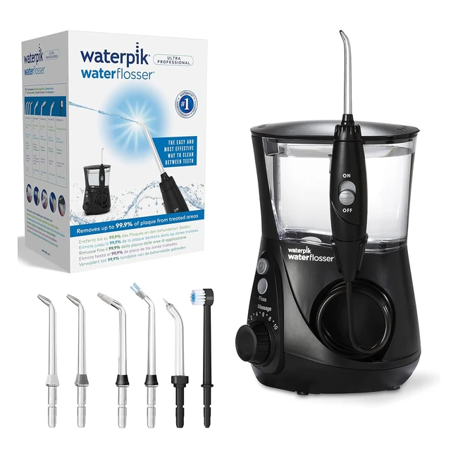 Irrigador Dental Waterpik Ultra WP662EU Profesional - Eliminación Placa Dental - 10 Posiciones de Presión