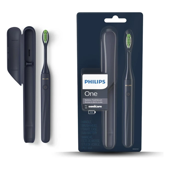 Philips One by Sonicare - Brosse à dents électrique piles bleu nuit HY110004
