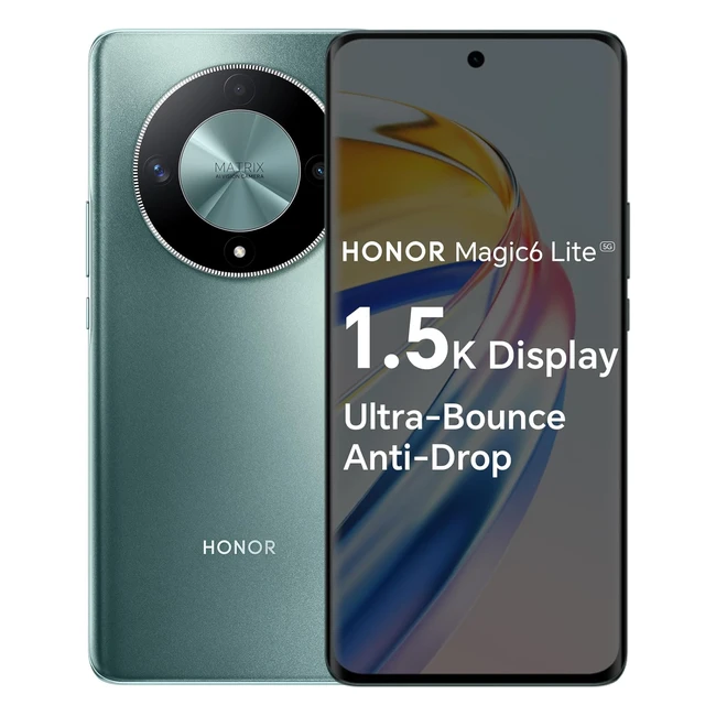 Honor Magic6 Lite 5G Smartphone 8GB256GB 108MP Camera Android 13 - Emerald Green