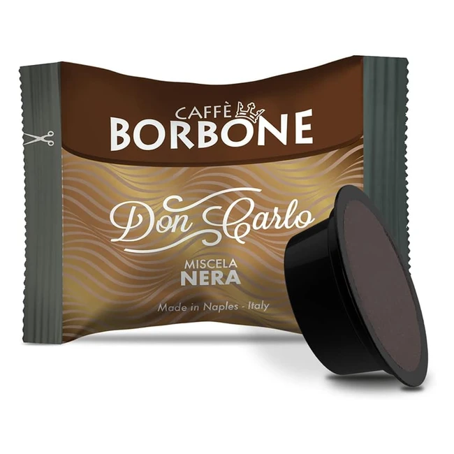 Caff Borbone Don Carlo Miscela Nera 100 Capsule - Lavazza A Modo Mio