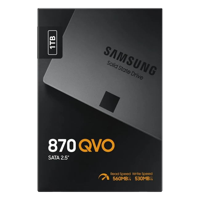 Samsung 870 QVO MZ77Q1T0BW - Disque SSD interne 1 To SATA III 25 - Technologie 