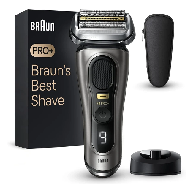 Braun Series 9 Pro Rasoio Elettrico Barba Uomo 100 Impermeabile - 9515S Grafite