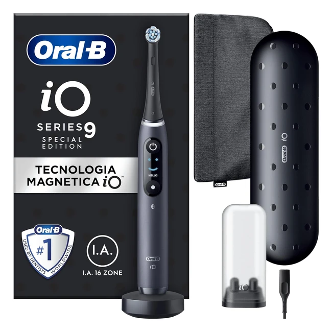 OralB Spazzolino Elettrico Ricaricabile IO 9N Sensore di Pressione Display Inter