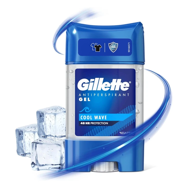 Gillette Clear Gel Desodorante Antitranspirante Cool Wave Hombre 70ml x 6 - Prot