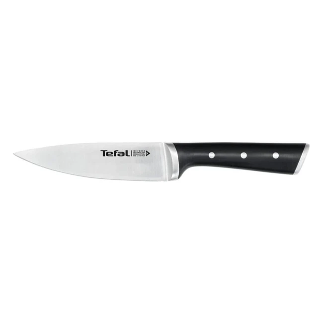 Cuchillo Chef Tefal Ice Force 15 cm - Acero Inoxidable Alemn - Resistente a la