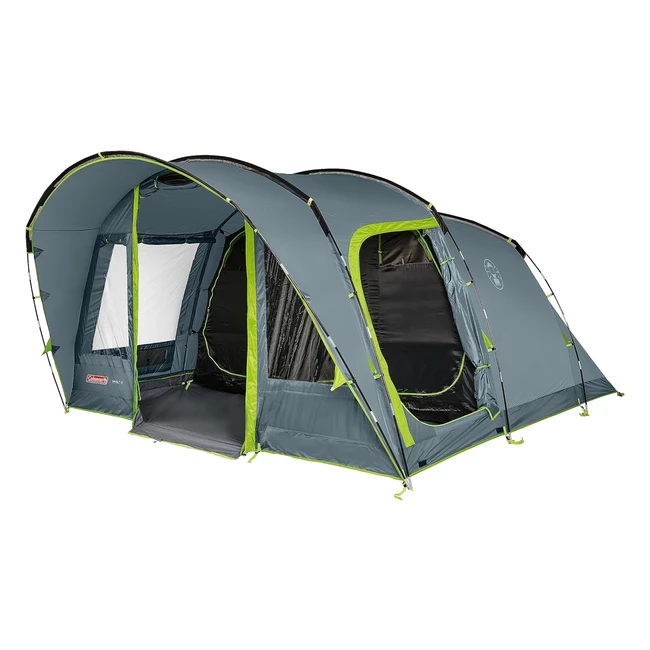 Coleman Vail 46 Family Camping Tent  23 ExtraLarge Sleeping Compartments  Wate