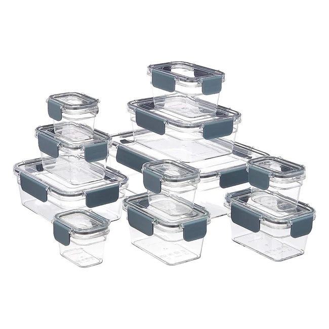 Amazon Basics Tritan Food Storage Container Set 11er Pack mit Deckel - BPA-frei