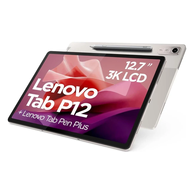 Lenovo Tab P12 Tablet 127 3K MediaTek Dimensity 7050 8GB RAM 256GB Ampliables ha