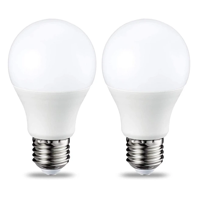 Amazon Basics LED E27 Edison Screw Bulb 85W Equivalent to 60W CRI80 Warm White D