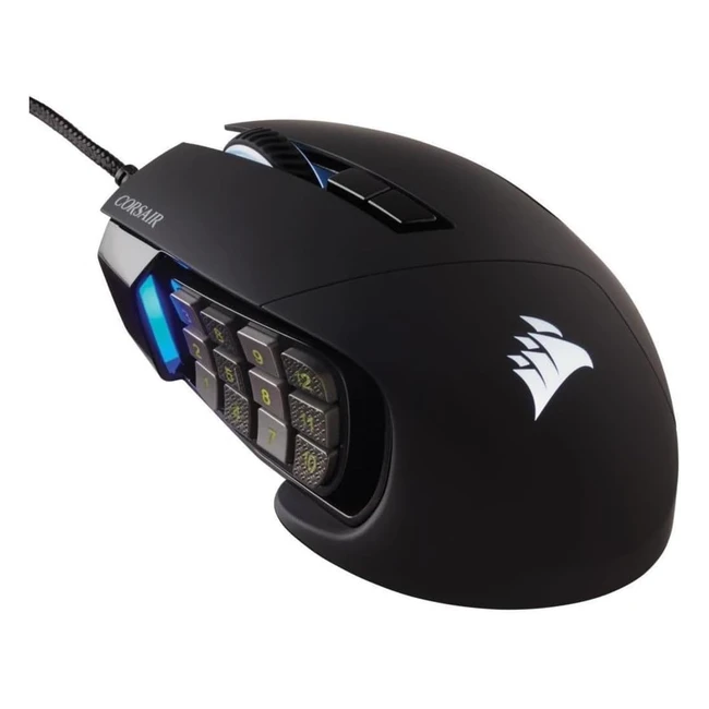 Corsair Scimitar RGB Elite Wired Gaming Mouse 18000 DPI 17 Programmable Buttons