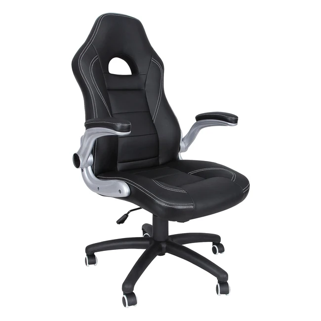 Songmics Racing Office Chair High Back Adjustable Armrest Tilt Function OBG28BUK