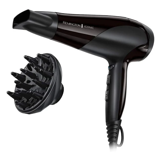 Remington Hair Dryer Ionic Powerful Fast Professional Styling D3198