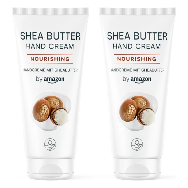 Shea Butter Hand Cream 2x100ml by Amazon  Nourished  Delicately Scented