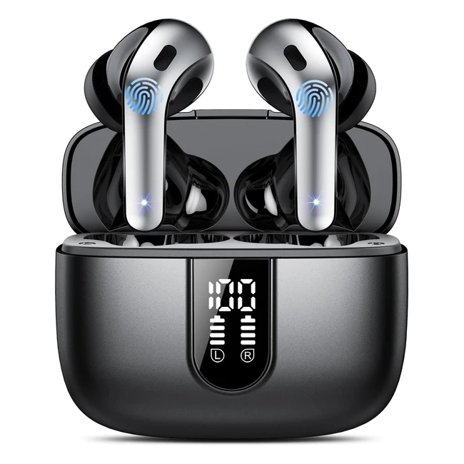 Wireless Bluetooth In-Ear Kopfhrer 2024 mit 50h Spielzeit  Deep Bass