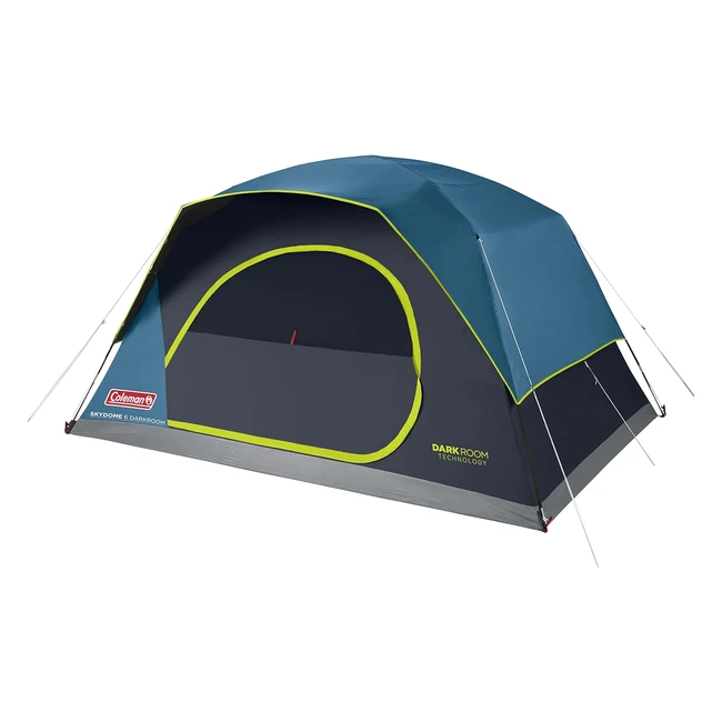 Coleman Skydome 4 Zelt 4 Personen Campingzelt Extra Dunkle Schlafkabine Dome Zel