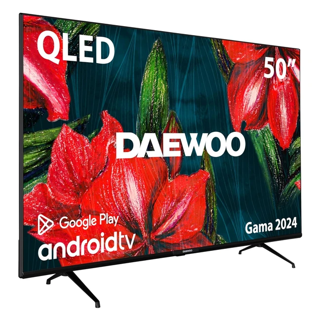 Daewoo D50DM55UQPMS QLED Android TV 50 Pulgadas 4K HDR Dolby Vision