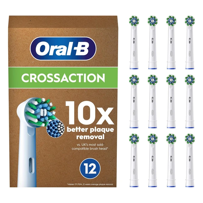 Recambios Oral-B Pro CrossAction Pack 12 Cabezales Blanco - Original
