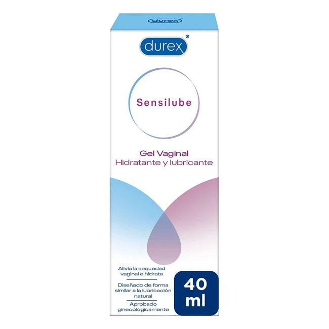 Durex Sensilube Lubricante Vaginal 40ml Hidratante Natural