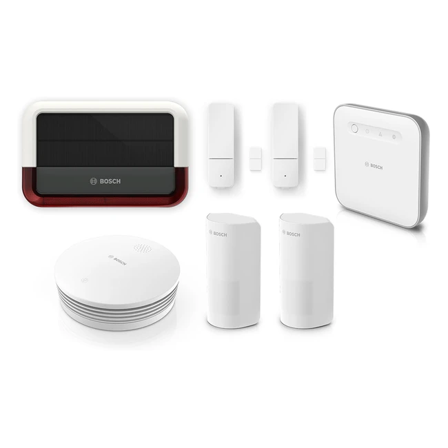 Bosch Smart Home Sistema di Allarme Wireless - Pronto da Installare - Protezione