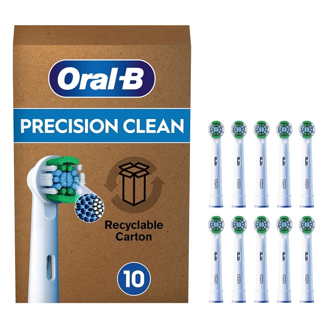 OralB Pro Precision Clean Electric Toothbrush Head XShape Pack of 10