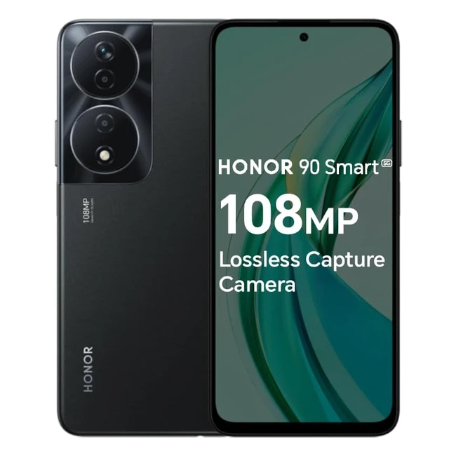 Honor 90 Smart Unlocked Android 5G Smartphone 108MP Triple Camera - Midnight Bla