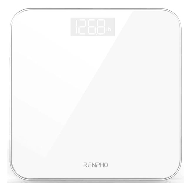 Renpho Digital Bathroom Scales High Precision Body Weight Scale - White Core 1S