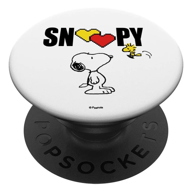 PopSockets Peanuts Valentine Snoopy Love PopGrip OPNT0629 fr Handys und Tablet