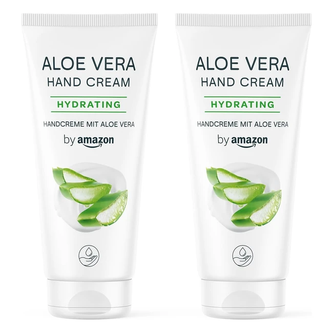 Amazon Aloe Vera Hand Cream 2x100ml - Hydrates  Nourishes Skin