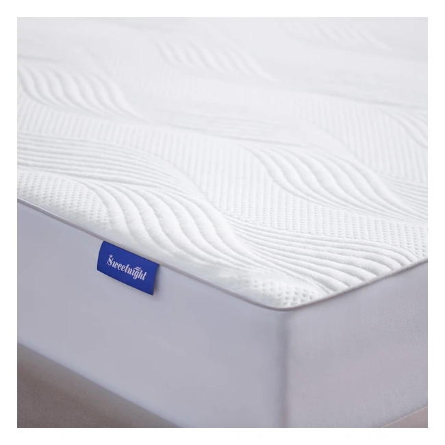 Sweetnight Waterproof Mattress Protector King Bed 150x200cm White