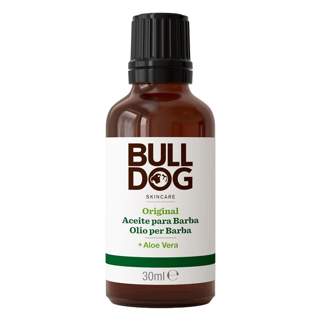 Bull Dog Huile  Barbe 30ml - Hydrate Adoucit Revitalise - Rf123456