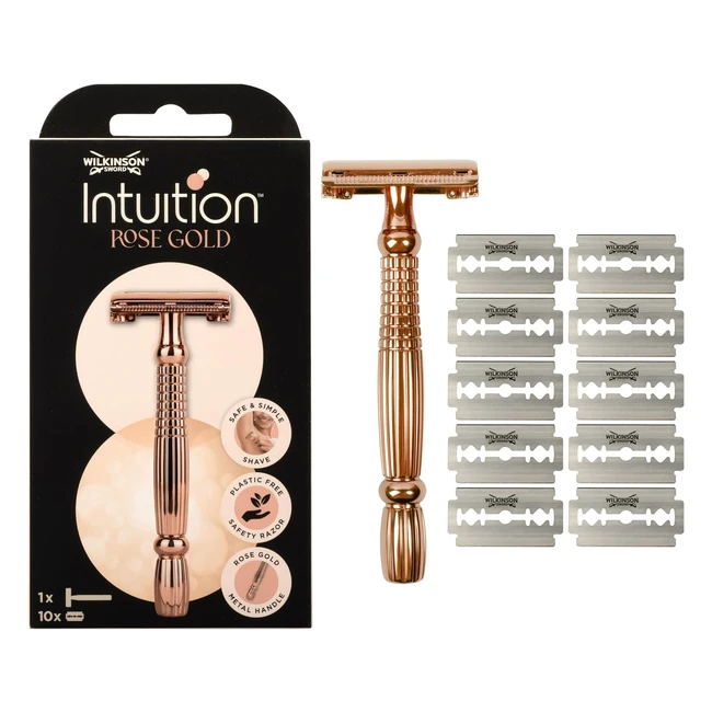 Rasoir Wilkinson Sword Intuition Rose Gold pour Femme - Premium Mtal Sans Plas