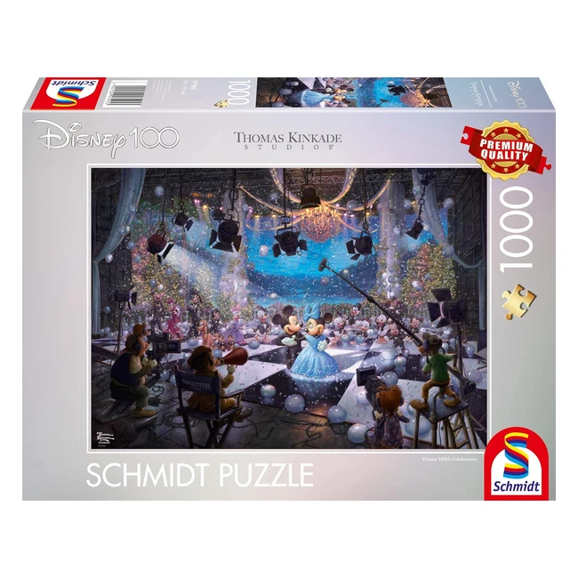 Puzzle Schmidt Spiele Thomas Kinkade Disney 100 ans dition limite 1000 pic