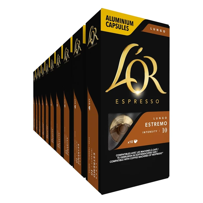 Lor Espresso Lungo Extremo Intensidad 10 100 Cpsulas Nespresso R Amazon Exclus