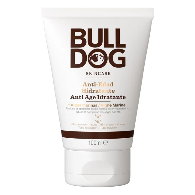 Bulldog Crema Antiage Uomo 100ml - Rosmarino Echinacea Vitamina E