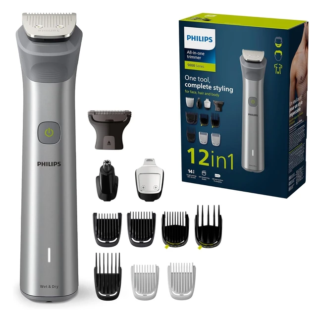Philips Series 5000 All-in-One Rifinitore Multigroom 12 in 1 - MG595015
