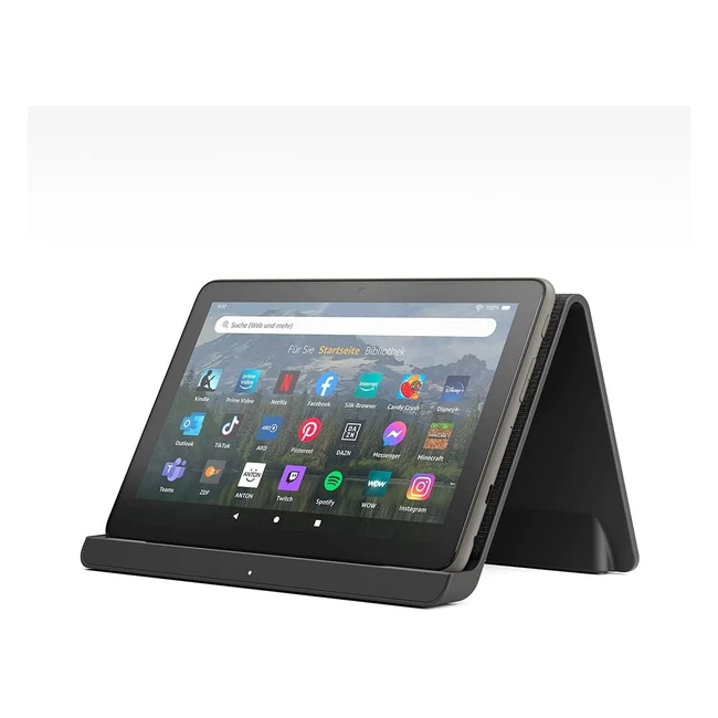 Fire HD 8 Plus Tablet 32 GB Grau mit Werbung  Kabelloses Ladedock - Neu  Leist