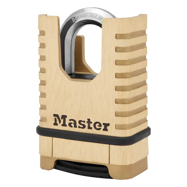 Cadenas Master Lock Haute Scurit M1177EURD - Laiton Massif - Antirouille et 