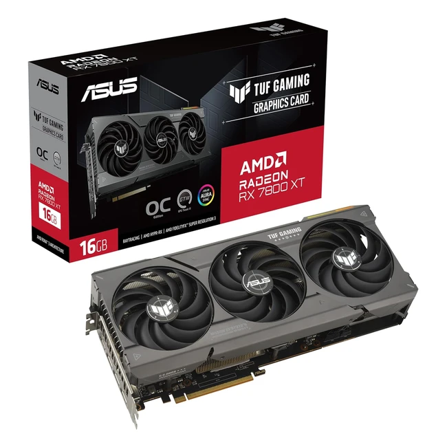 ASUS TUF Gaming AMD Radeon RX 7800 XT OC Edition - Scheda Grafica 16GB GDDR6 256