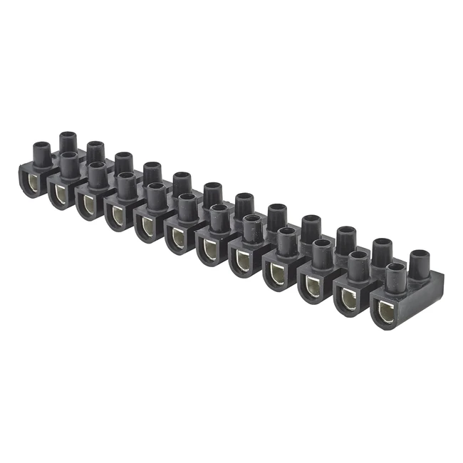 Blocs de Jonction lectriques 12 Plots 25mm Noir - Debflex 704060