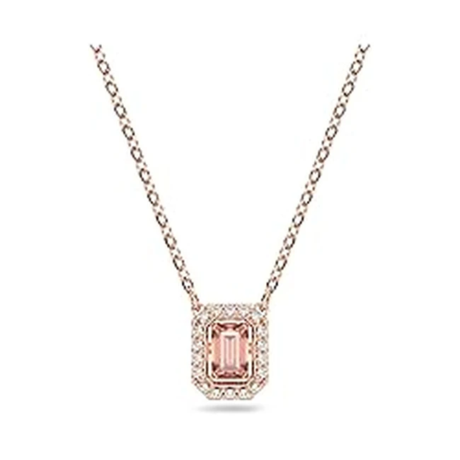 Swarovski Millenia Dropohrhänger - Rosé vergoldete Ohrringe mit Swarovski Kristallen