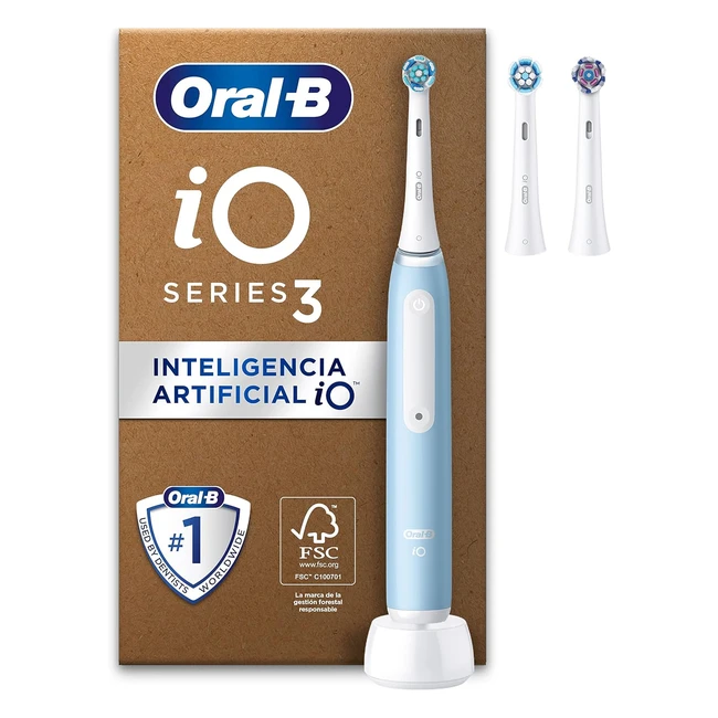 Cepillo de dientes elctrico OralB IO 3 con tecnologa IO y 3 cabezales de rec