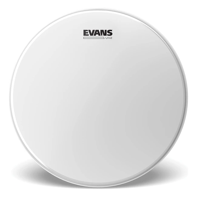 Evans UV2 Coated Tom Drumhead 14 Inch - Superior Protection  Prominent Attack