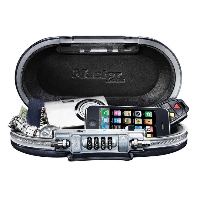Coffre-fort portable Master Lock 5900EURD - Noir Cble Combinaison