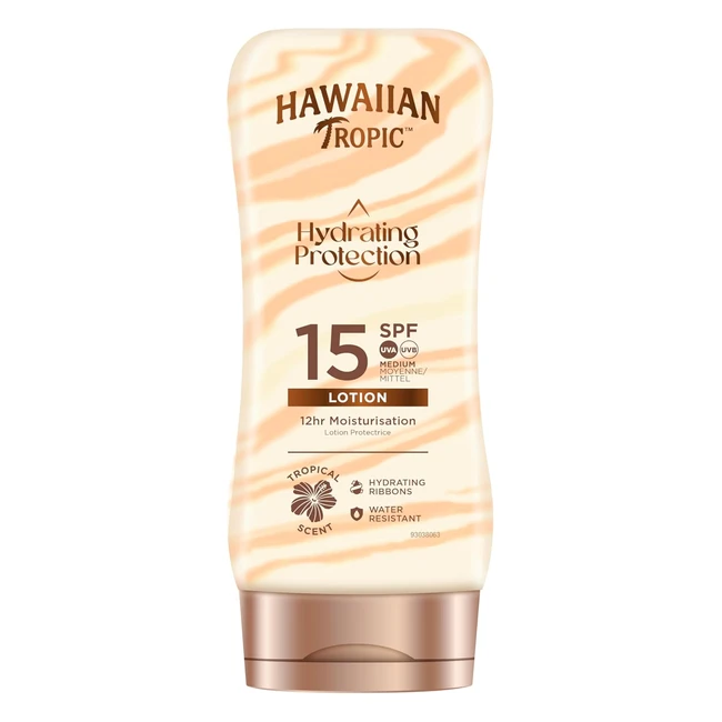 Hawaiian Tropic Silk Hydration SPF 15 - L 180 - Protezione UVA e UVB